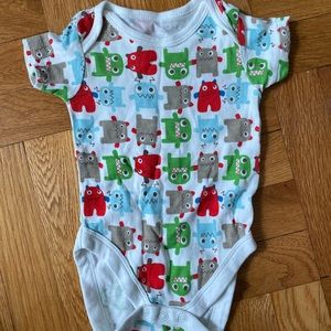 3-6m cookie monster bodysuit